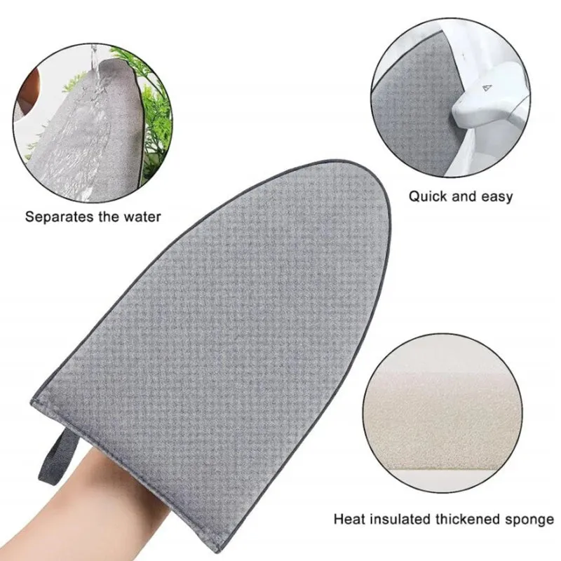 Washable Mini Ironing Board Gloves Anti-Scalding Iron Cover Padded Gloves Home/Travel Heat-Resistant For Use with Garment Steamer Ironing Accessories for Clothes
