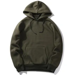 West Louis™ Casual Solid Hoodie