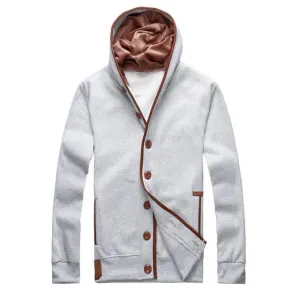 West Louis™ Men Autumn Hooded Overcoat