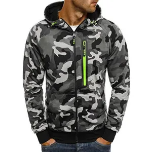 West Louis™ Winter Causal Camo Hoodies