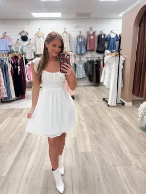 Whimsy White Dress