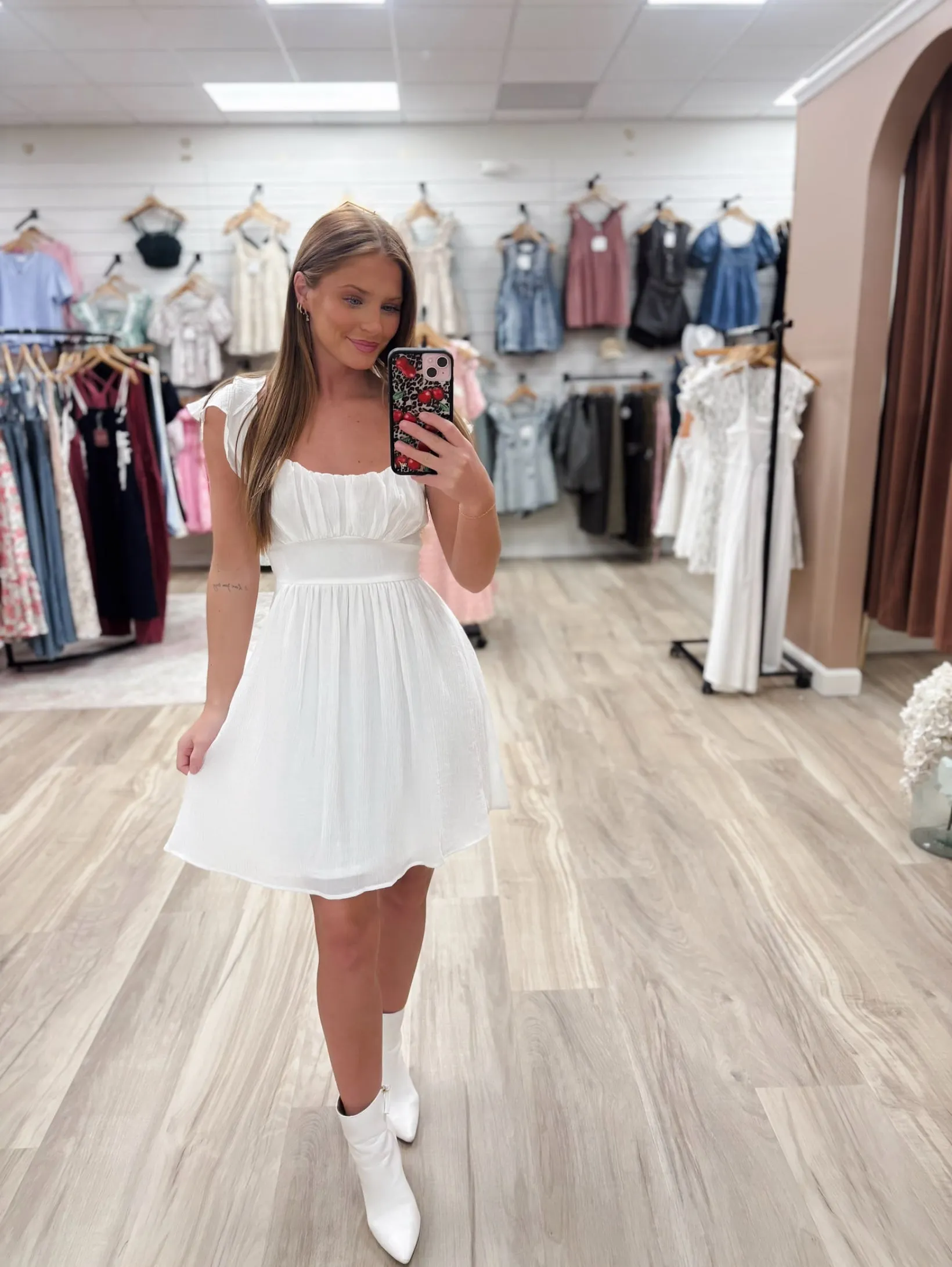 Whimsy White Dress