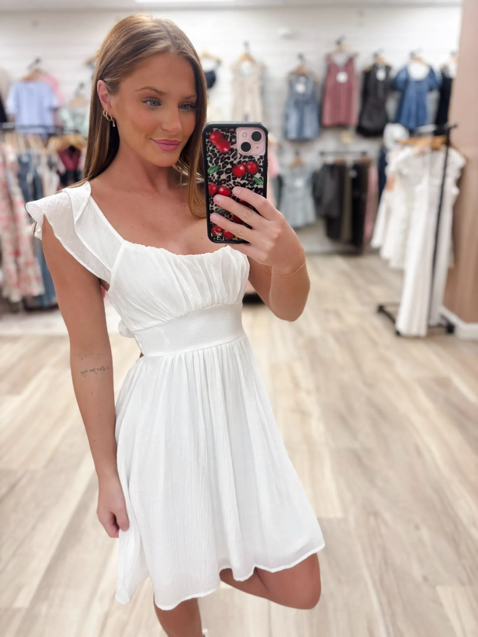 Whimsy White Dress
