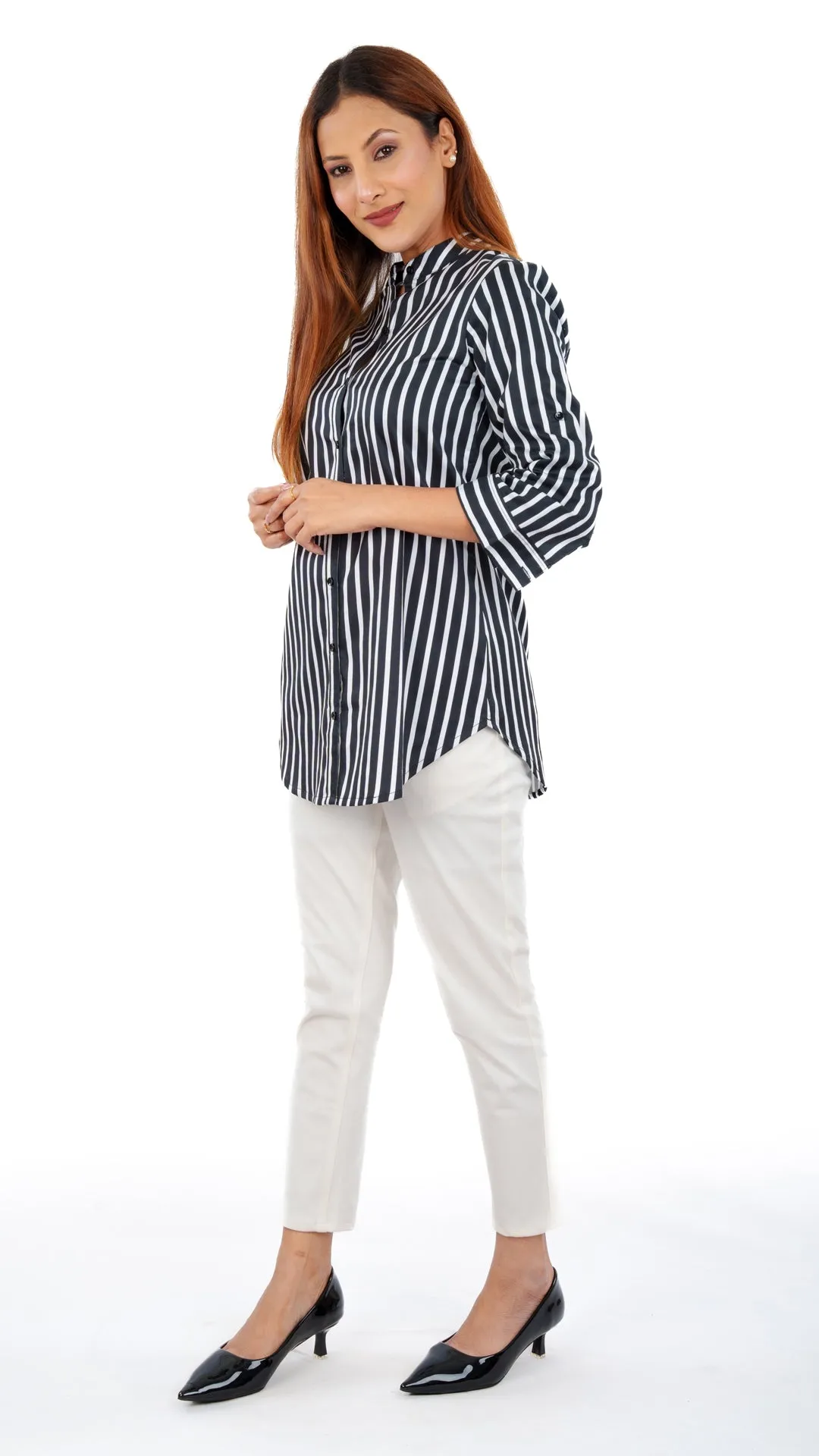 White Black Stripe