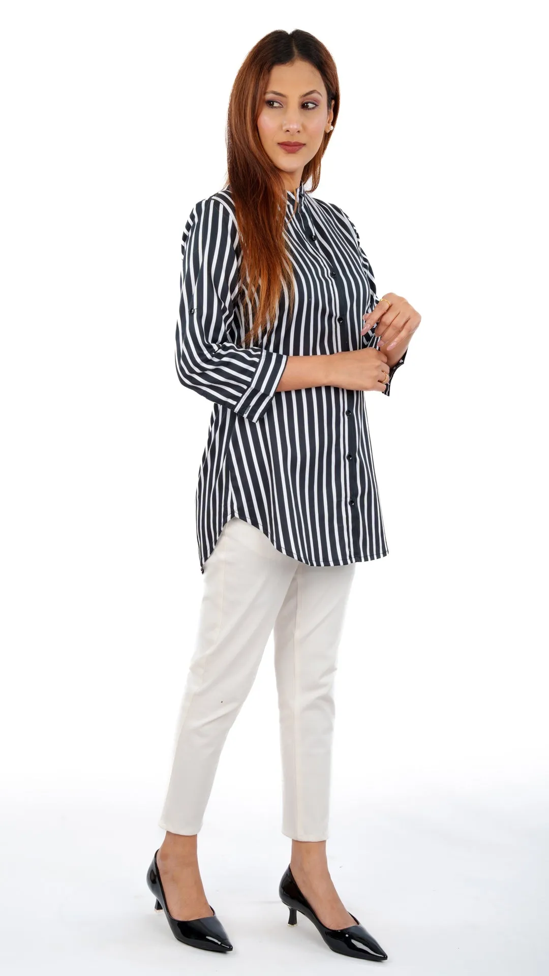 White Black Stripe
