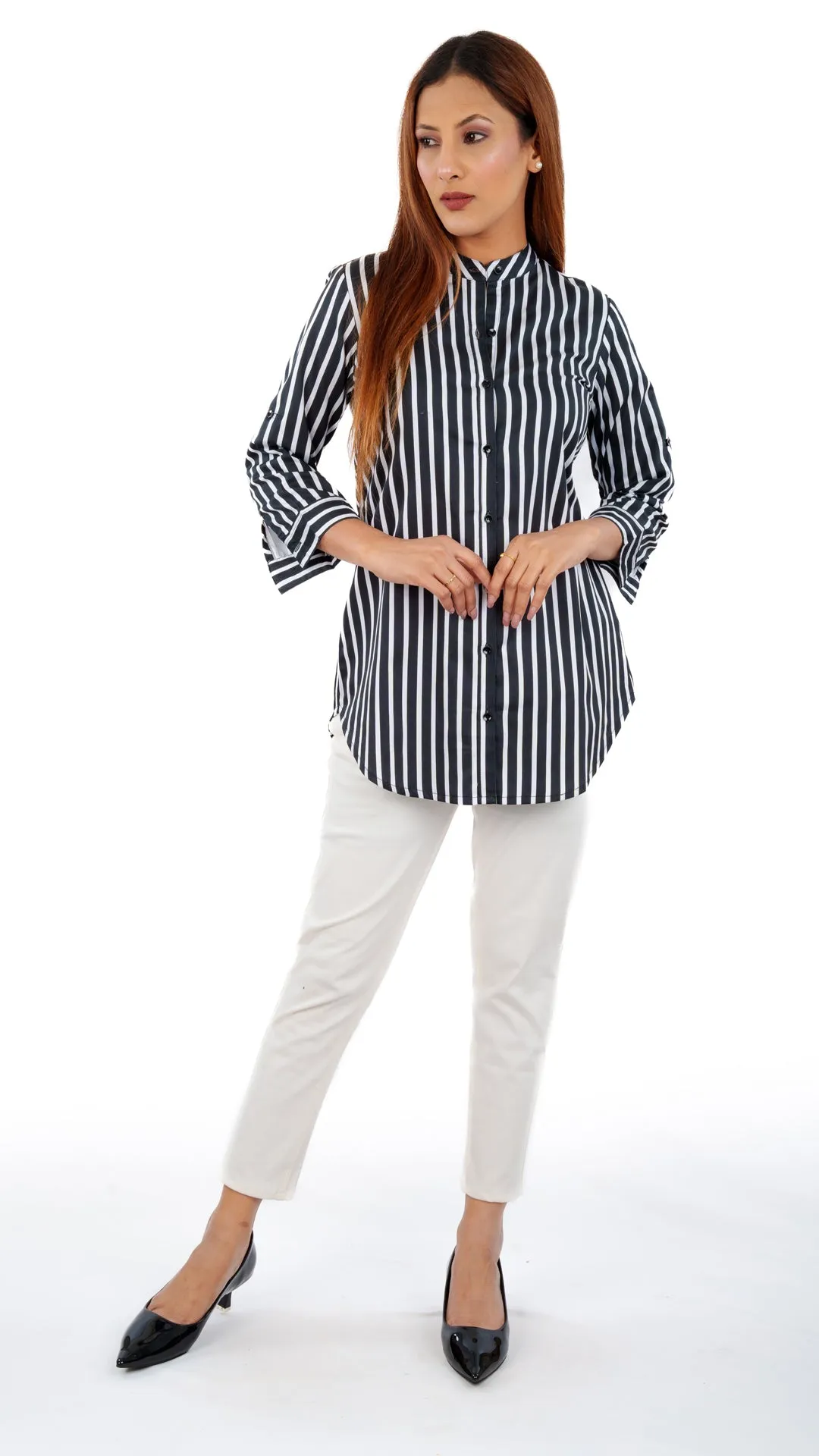 White Black Stripe