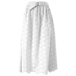 White Cotton Skirt