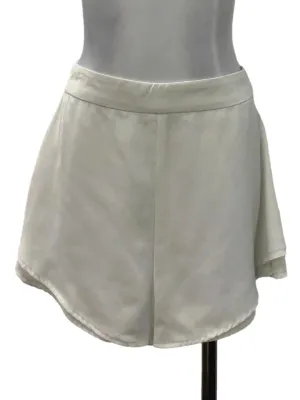 White Flowy Shorts