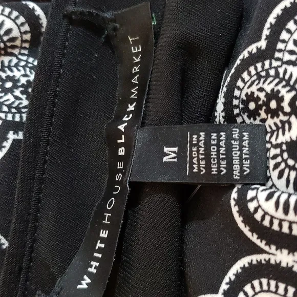 White House Black Market Reversible Black &amp; White or all Black Dress NWT