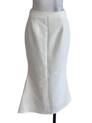 White Plain Skirt