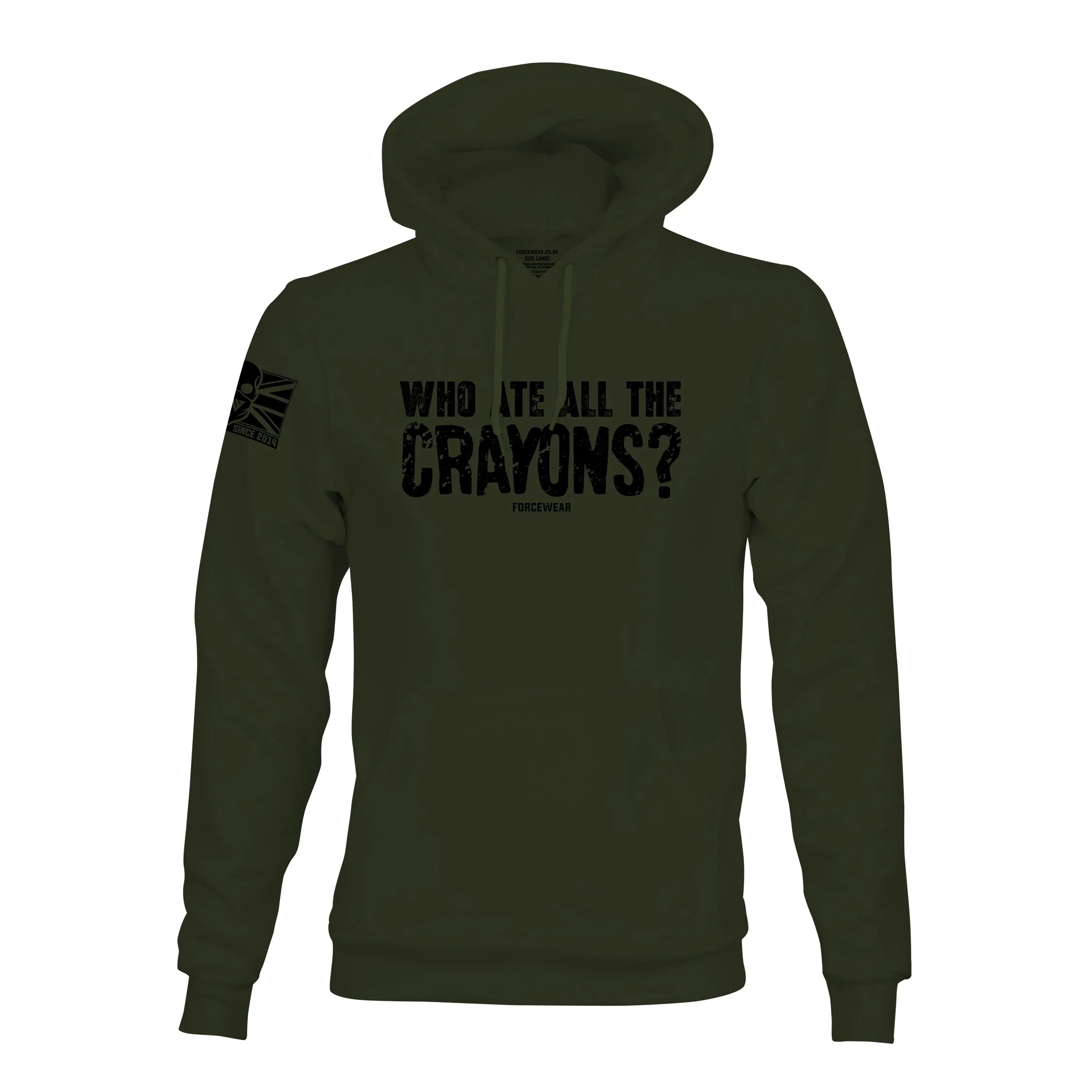 WHO ATE ALL THE CRAYONS HOODIE