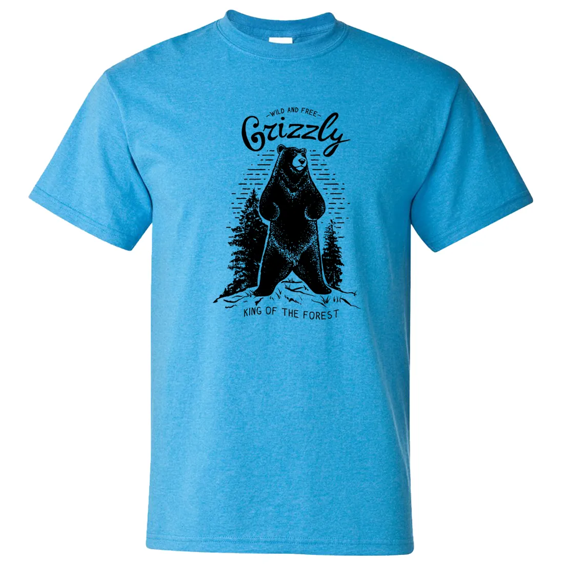 Wild And Free Grizzly Asst Colors T-shirt/tee