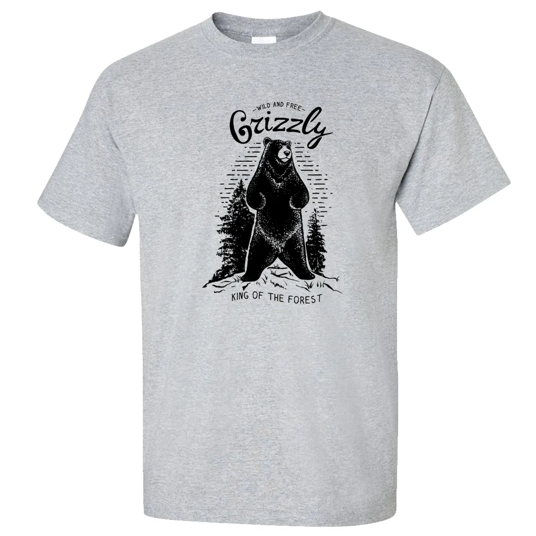 Wild And Free Grizzly Asst Colors T-shirt/tee