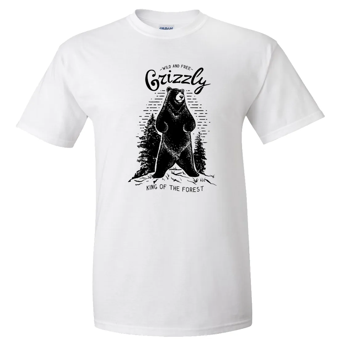 Wild And Free Grizzly Asst Colors T-shirt/tee