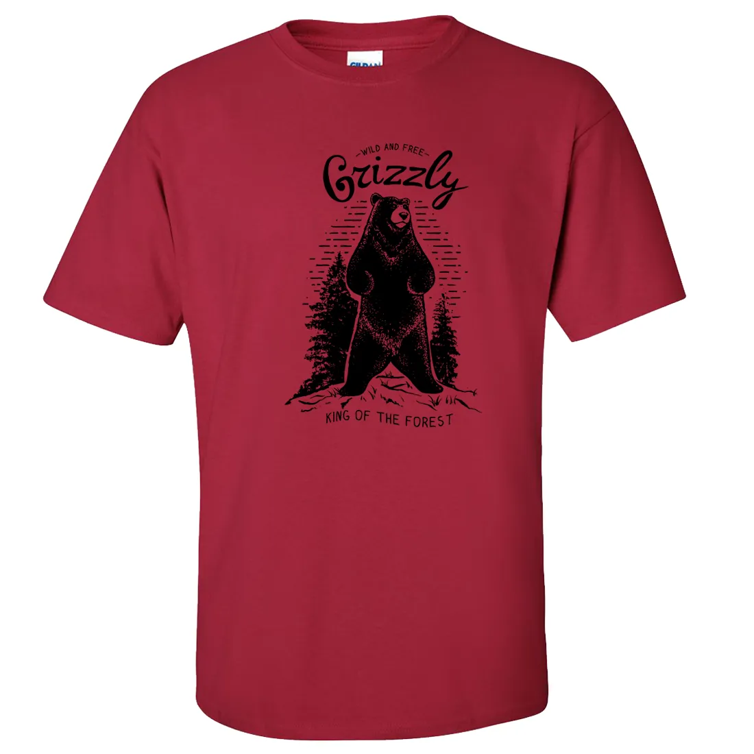 Wild And Free Grizzly Asst Colors T-shirt/tee