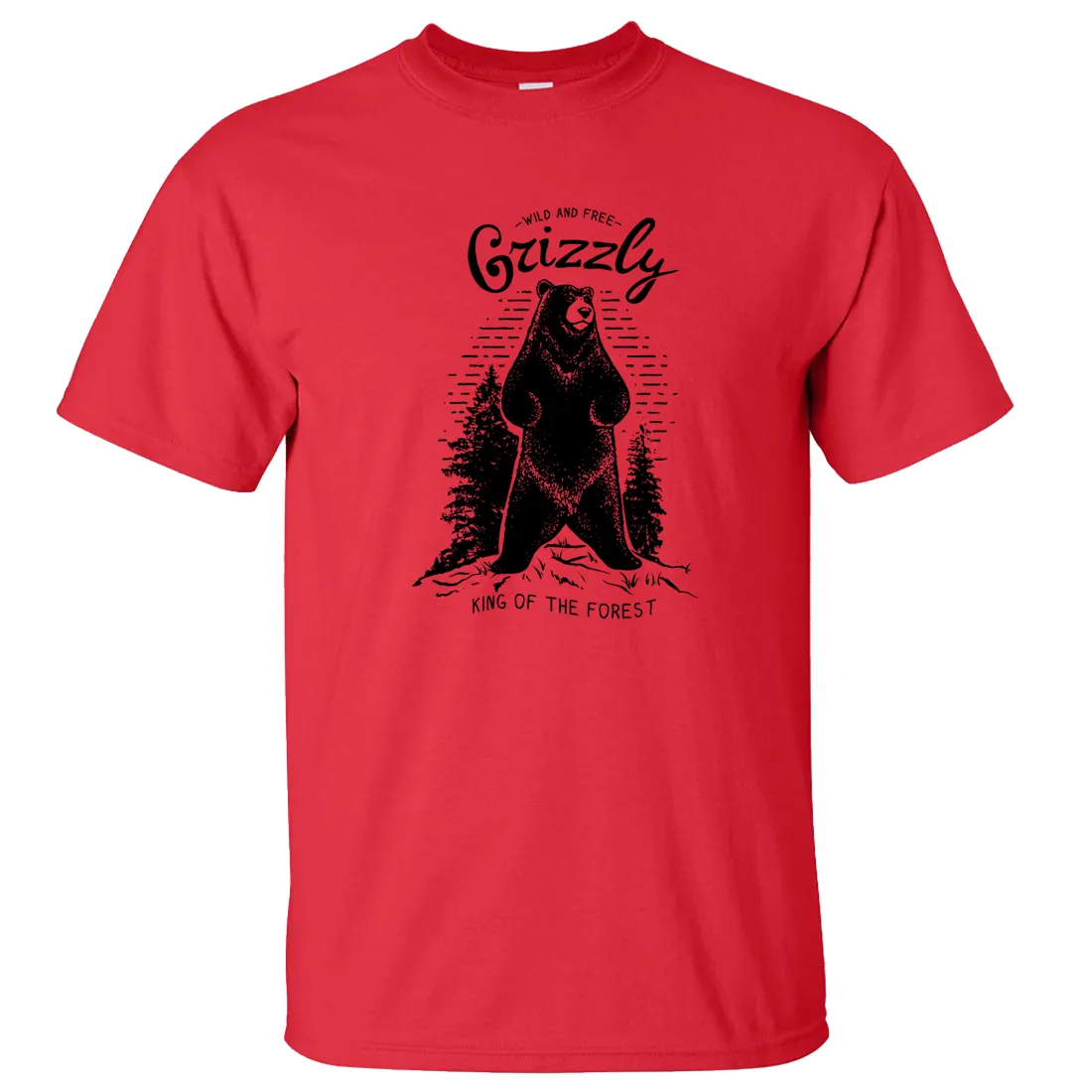 Wild And Free Grizzly Asst Colors T-shirt/tee