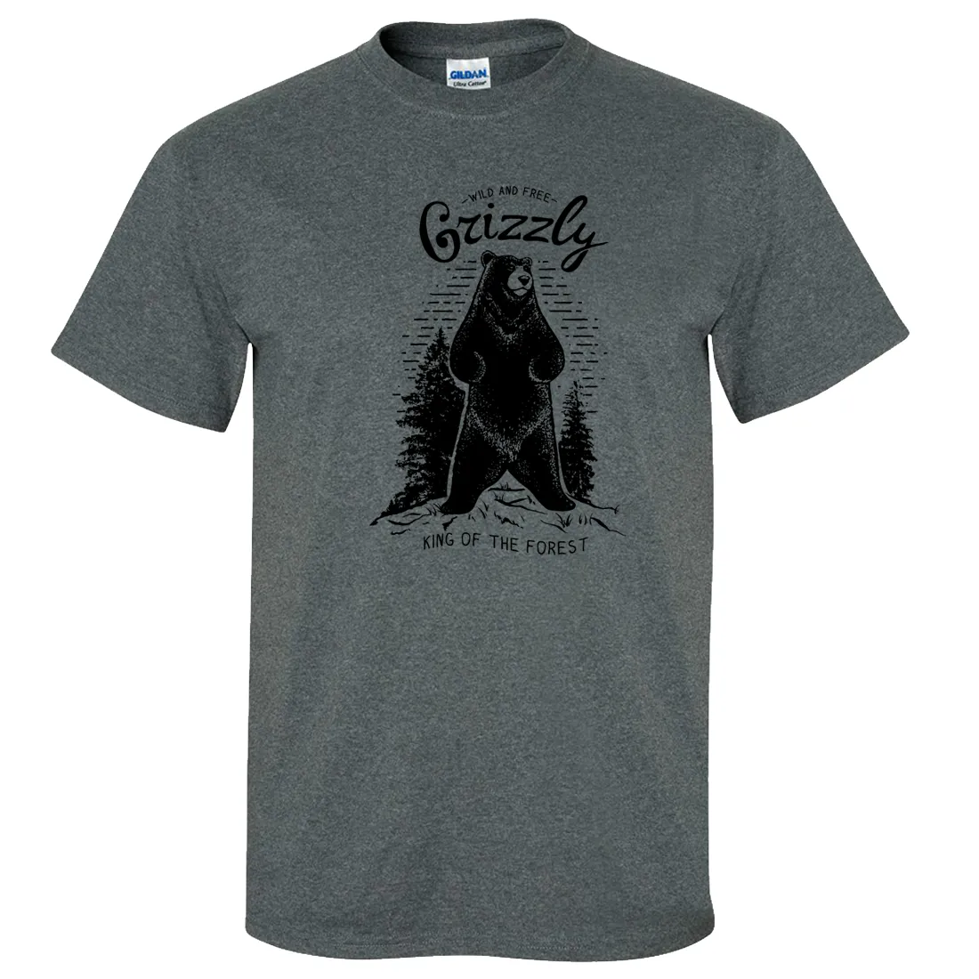 Wild And Free Grizzly Asst Colors T-shirt/tee
