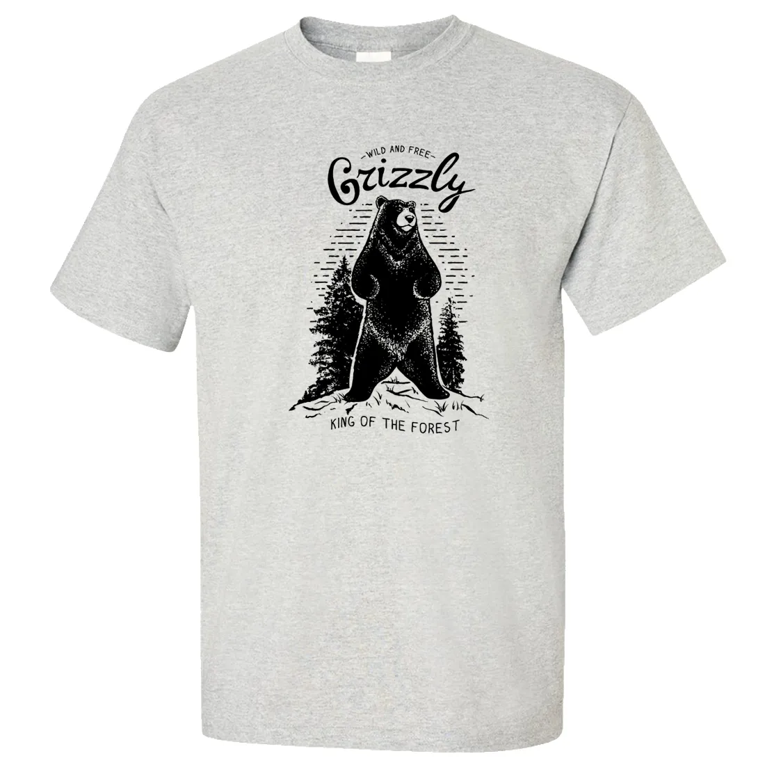 Wild And Free Grizzly Asst Colors T-shirt/tee