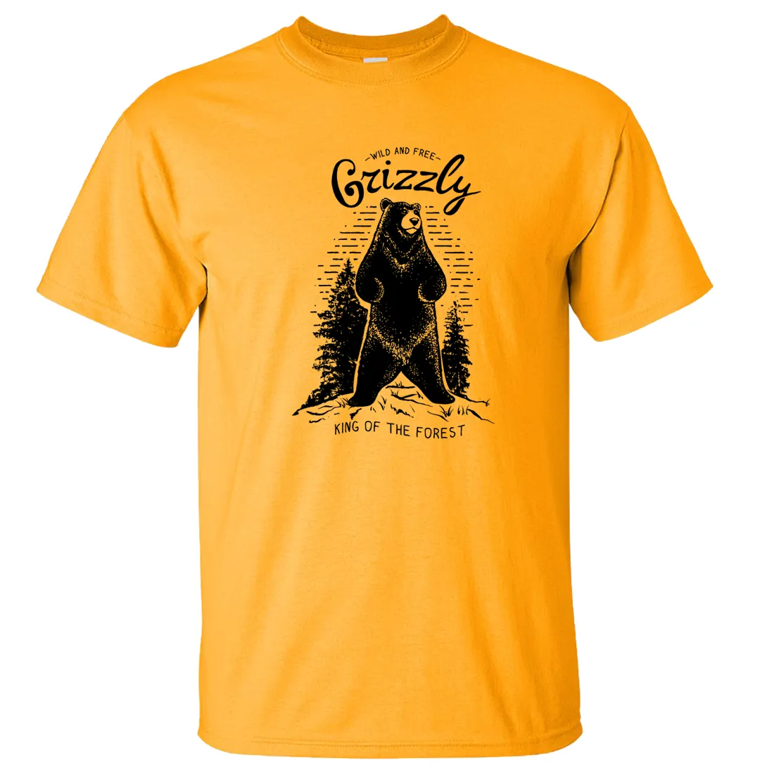 Wild And Free Grizzly Asst Colors T-shirt/tee
