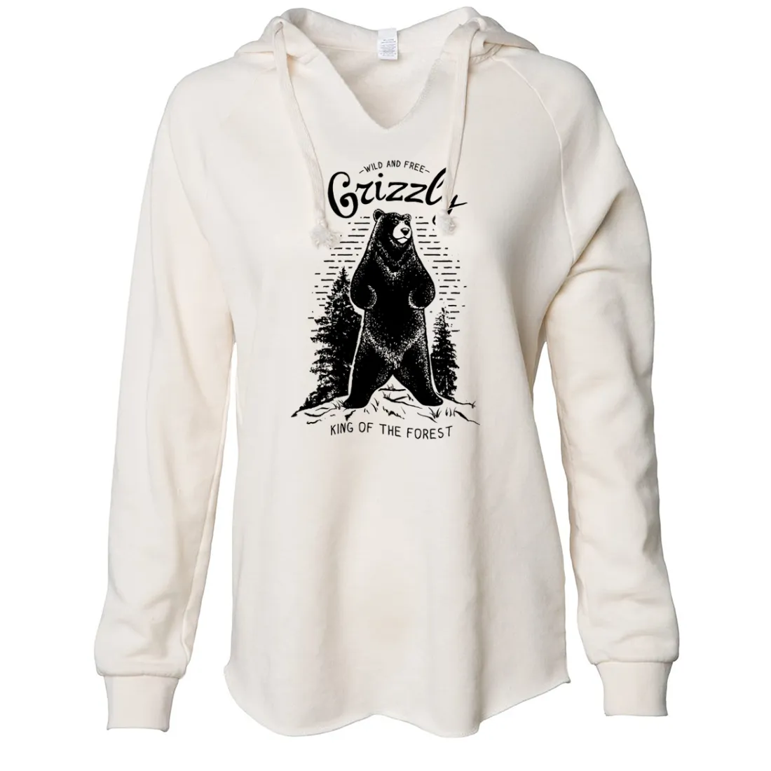 Wild And Free Grizzly Women's Soft Hooded Pullover