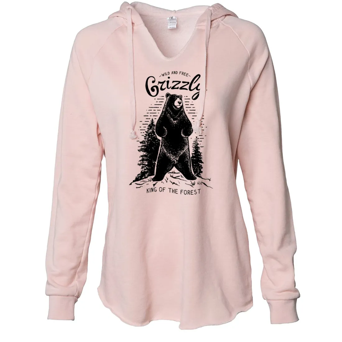 Wild And Free Grizzly Women's Soft Hooded Pullover