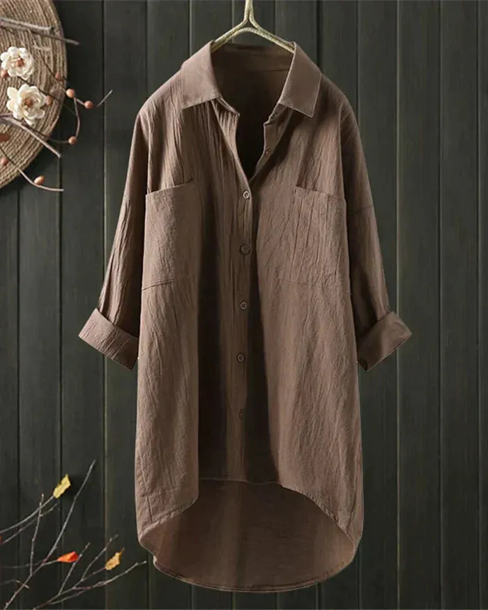 Willow | White Linen Blouse