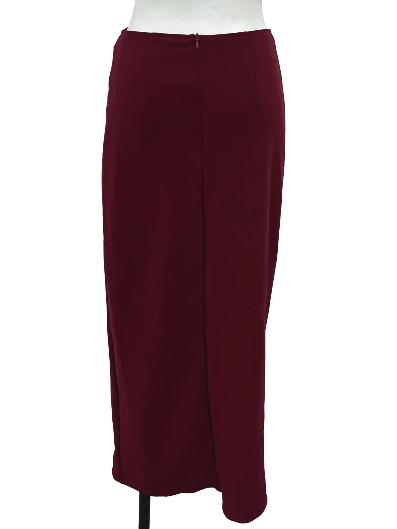 Wine Red Skirt