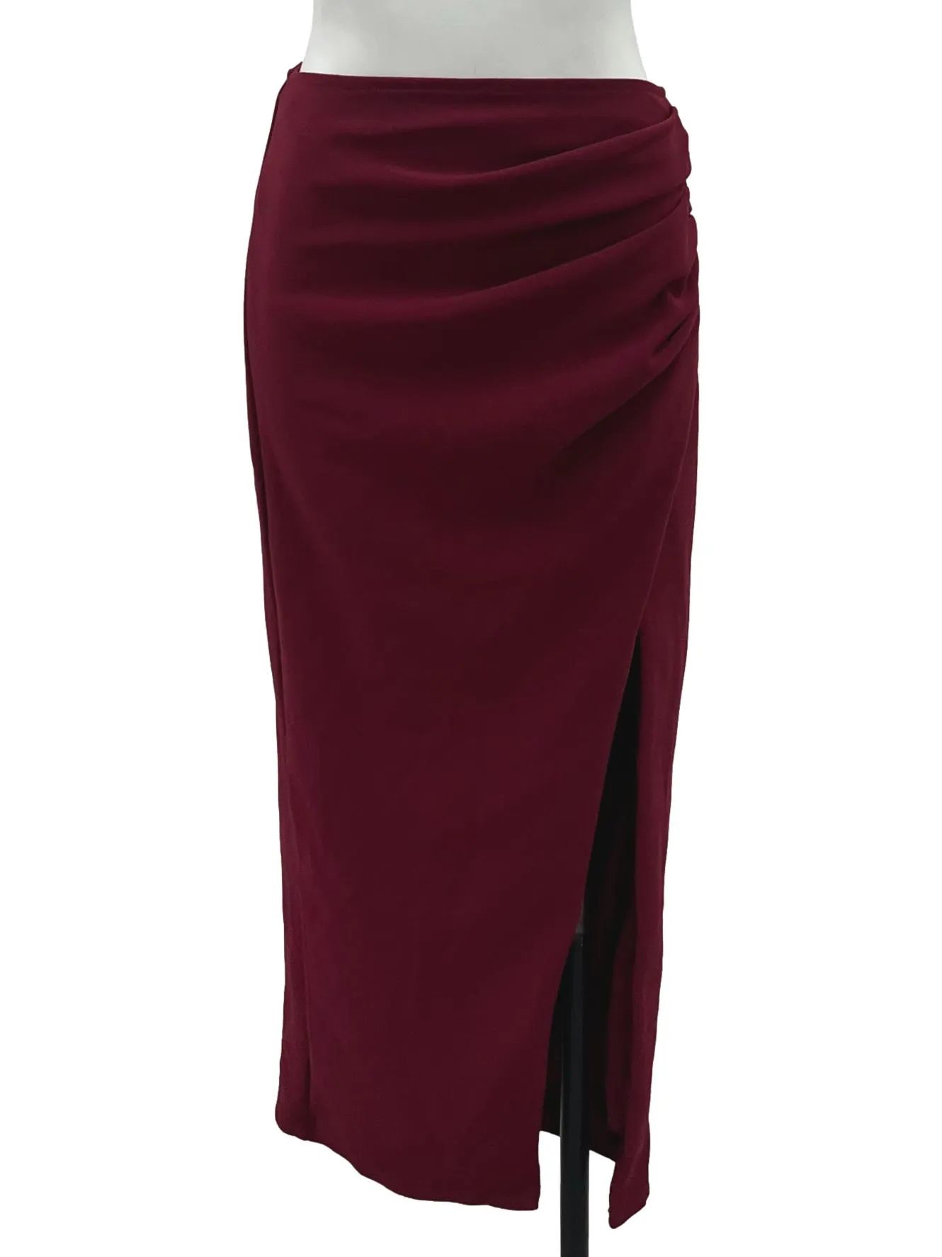 Wine Red Skirt