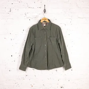 Women's Carhartt Lined Over Shirt Fitted Jacket - Green - Women's L