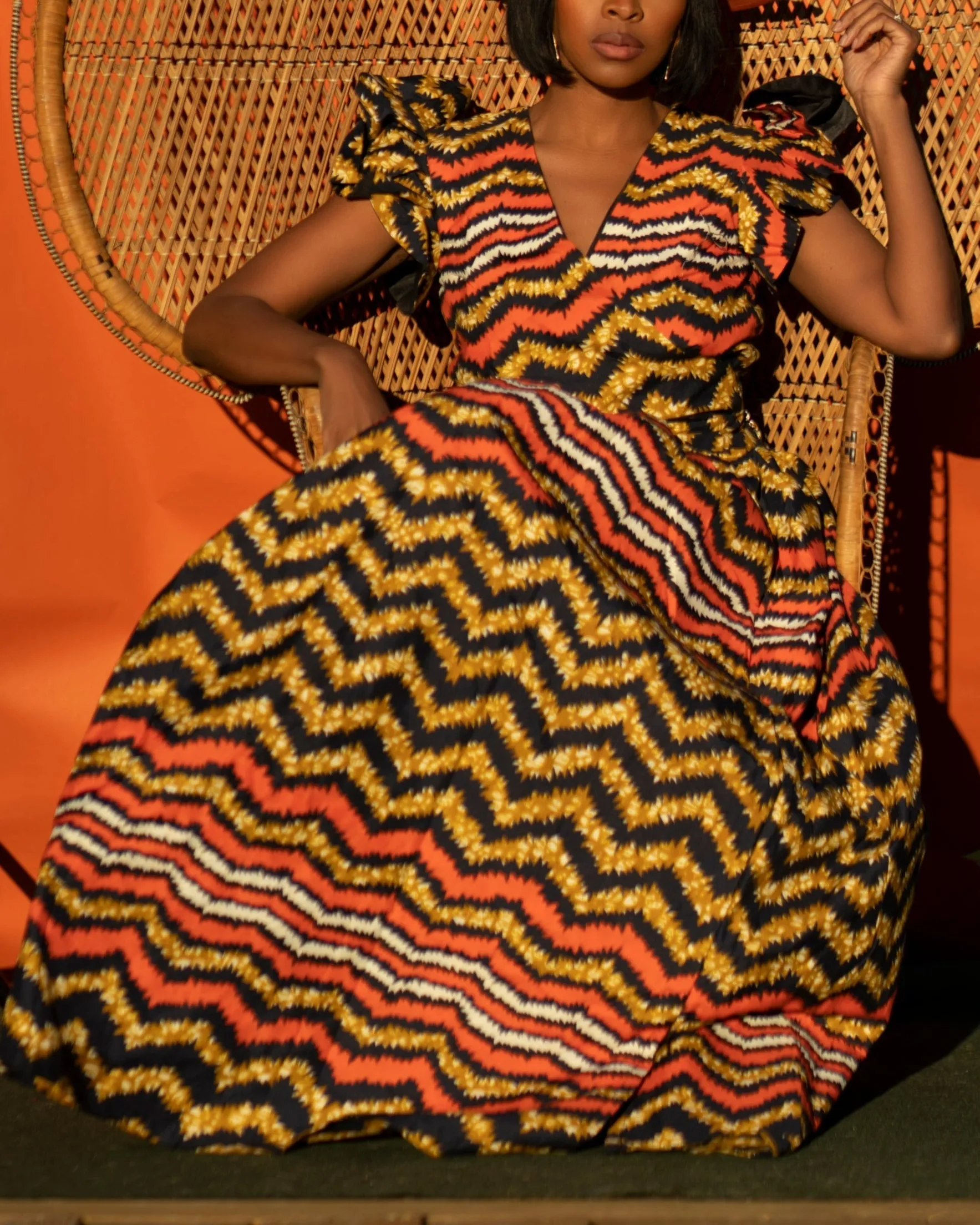 Women's Casual Print Skirt & Top Two-Piece Set
