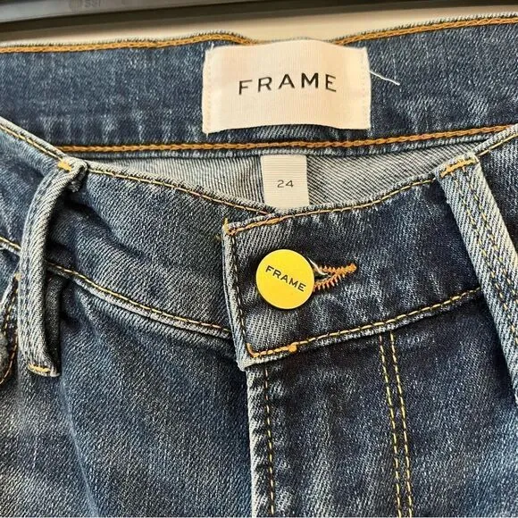 Womens Frame Denim &quot;Le Garcon&quot; Straight Leg Ankle Boyfriend Jeans NWT