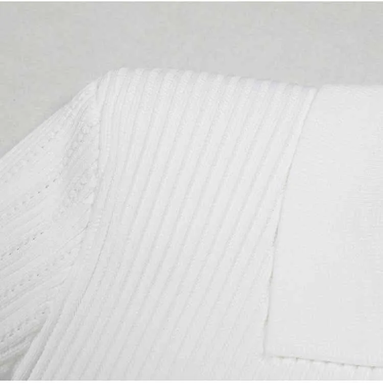 Women's Knit Buttoned Ribbed Cardigan Crop Top