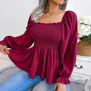 Women's Loose Fit Chiffon Blouse