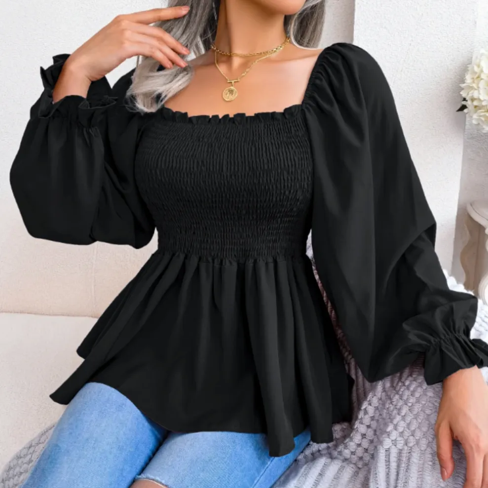 Women's Loose Fit Chiffon Blouse