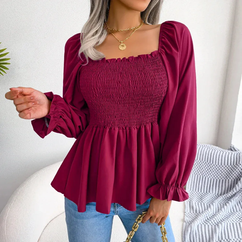 Women's Loose Fit Chiffon Blouse