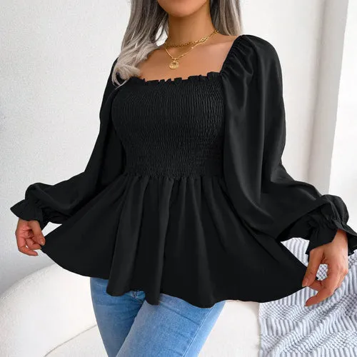 Women's Loose Fit Chiffon Blouse