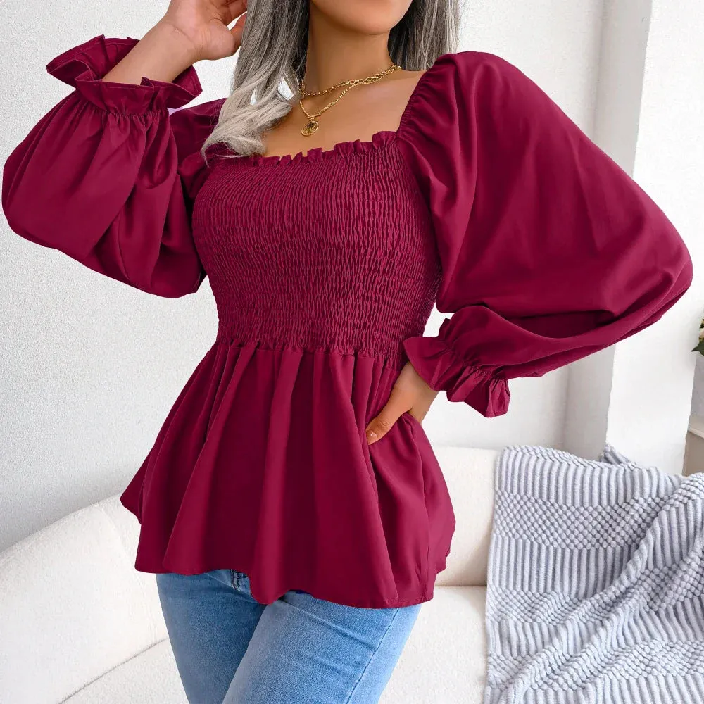 Women's Loose Fit Chiffon Blouse