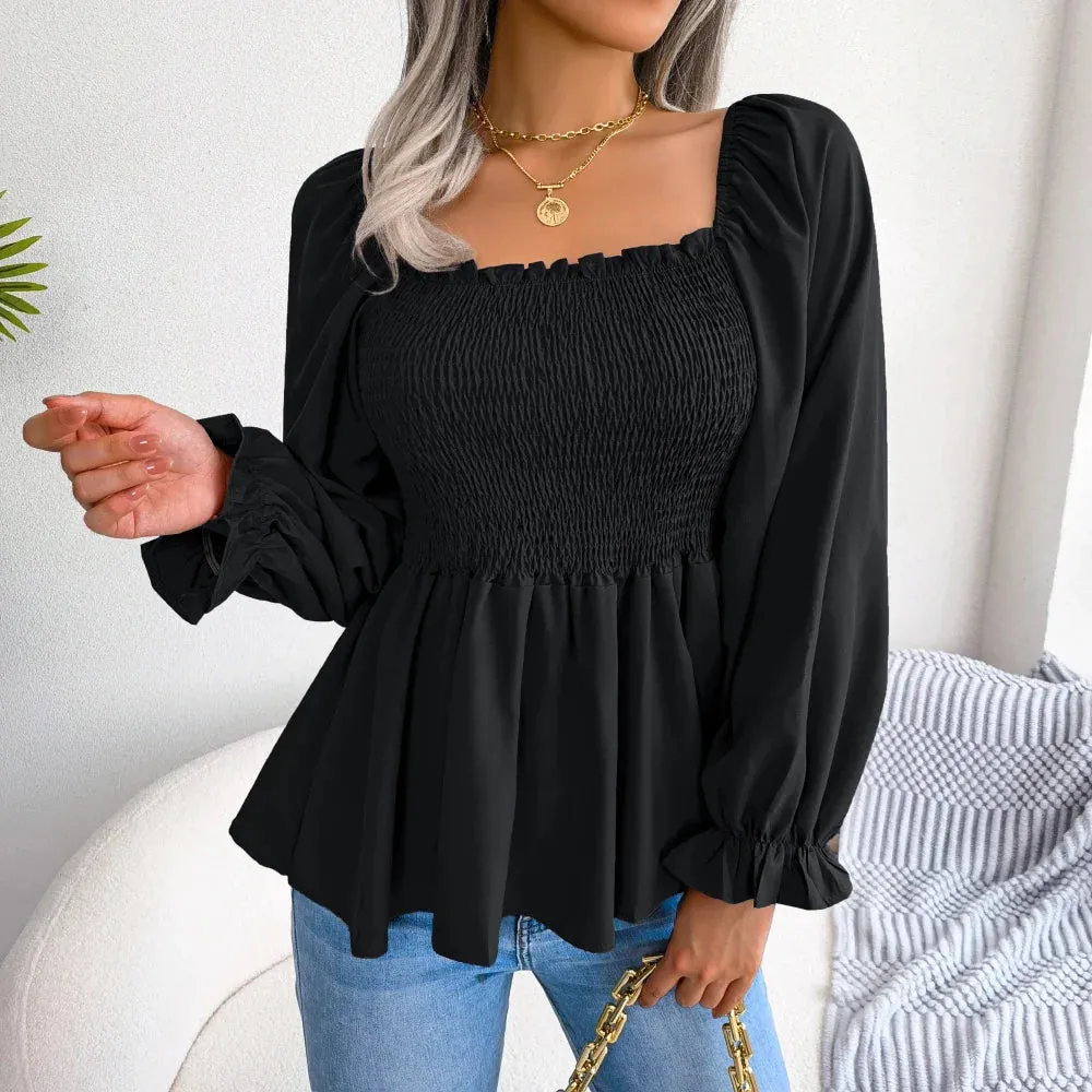 Women's Loose Fit Chiffon Blouse