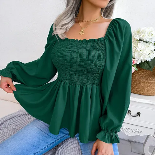 Women's Loose Fit Chiffon Blouse