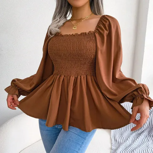 Women's Loose Fit Chiffon Blouse