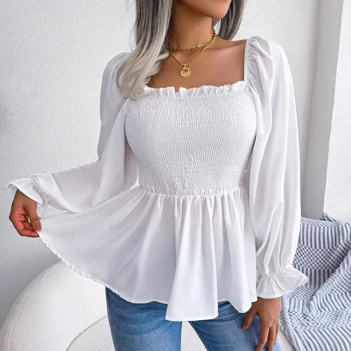 Women's Loose Fit Chiffon Blouse