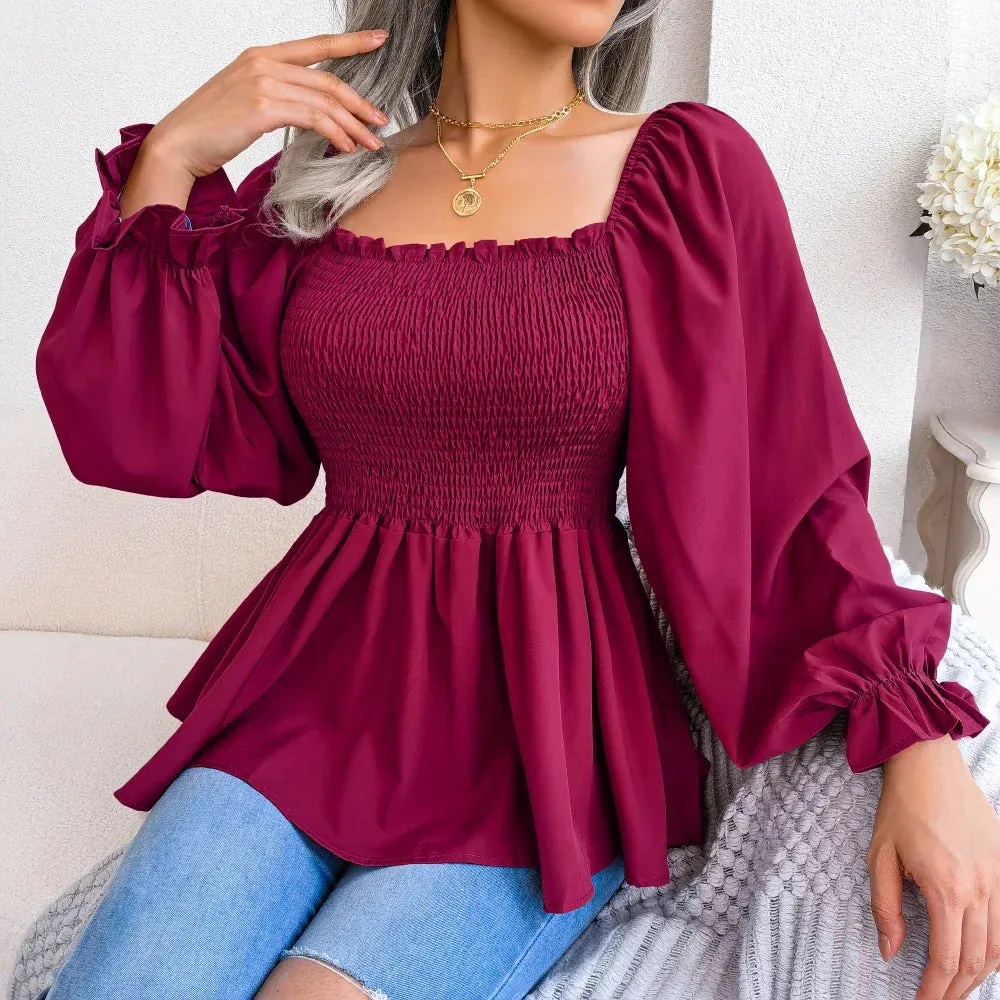Women's Loose Fit Chiffon Blouse