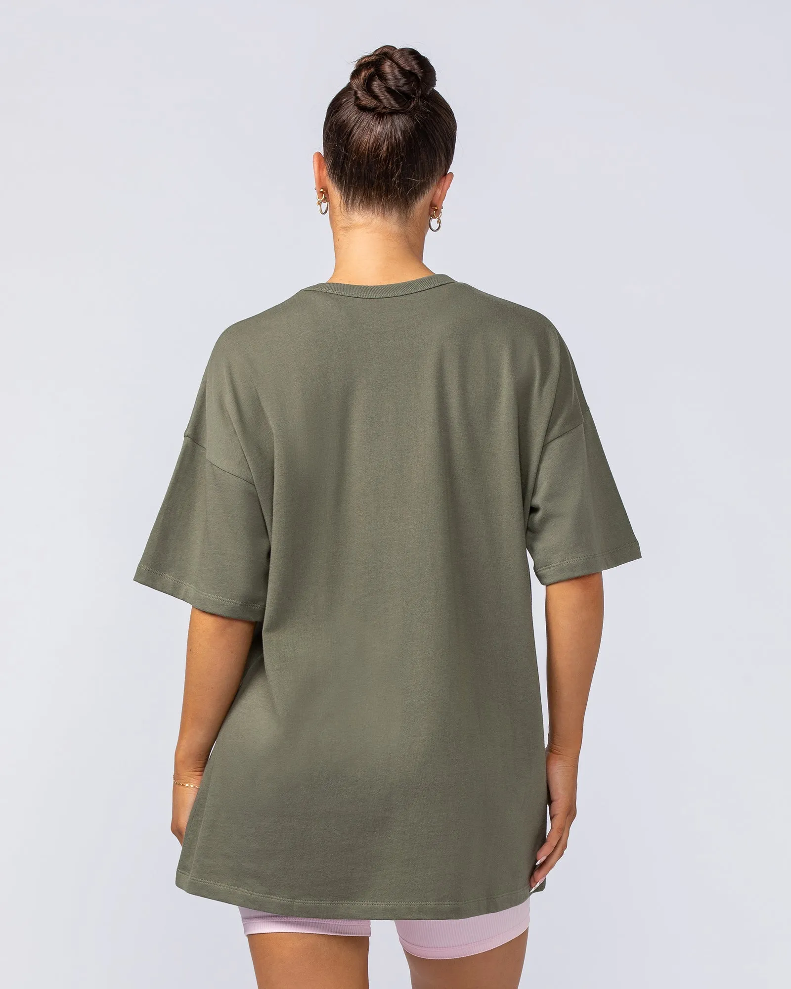 Womens Off-Leash Oversized Tee - Ivy
