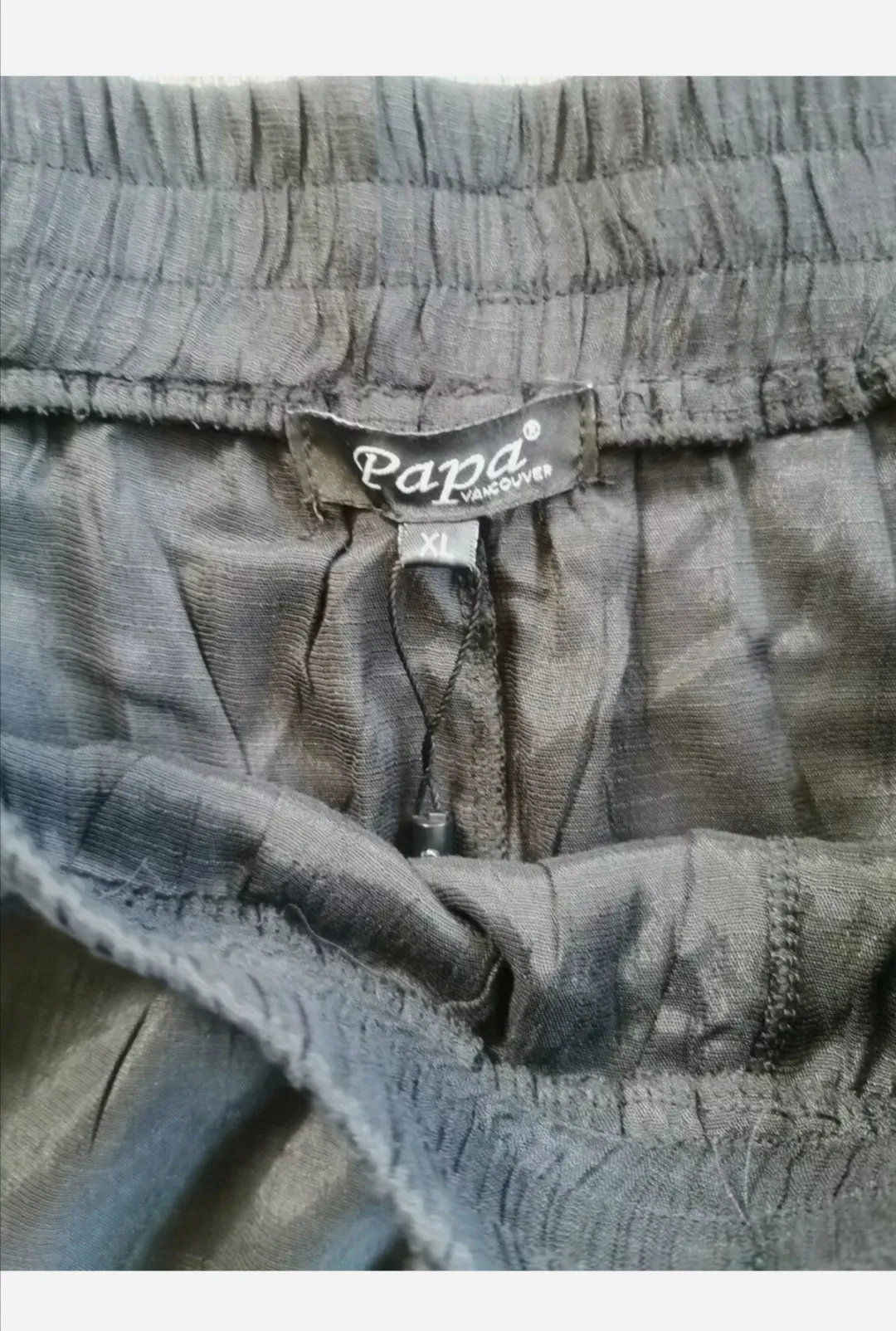 WOMENS PLUS SIZE XL - PAPA VANCOUVER, Soft, Flowy, Black Pants NWT B46