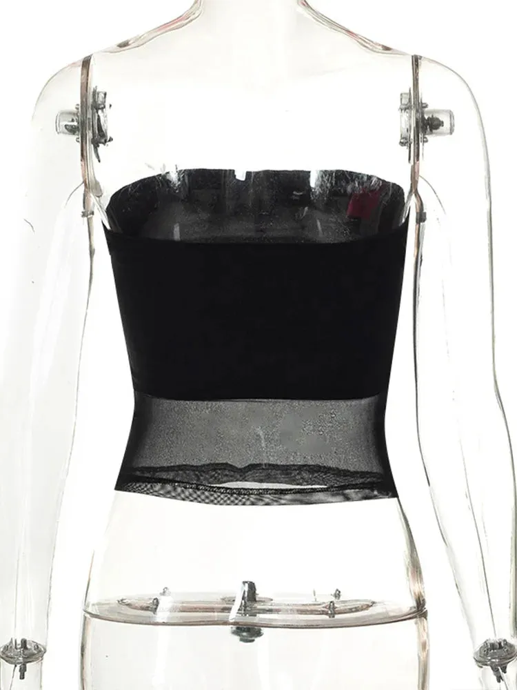 Women's Sexy Sleeveless Off Shoulder Tube Top