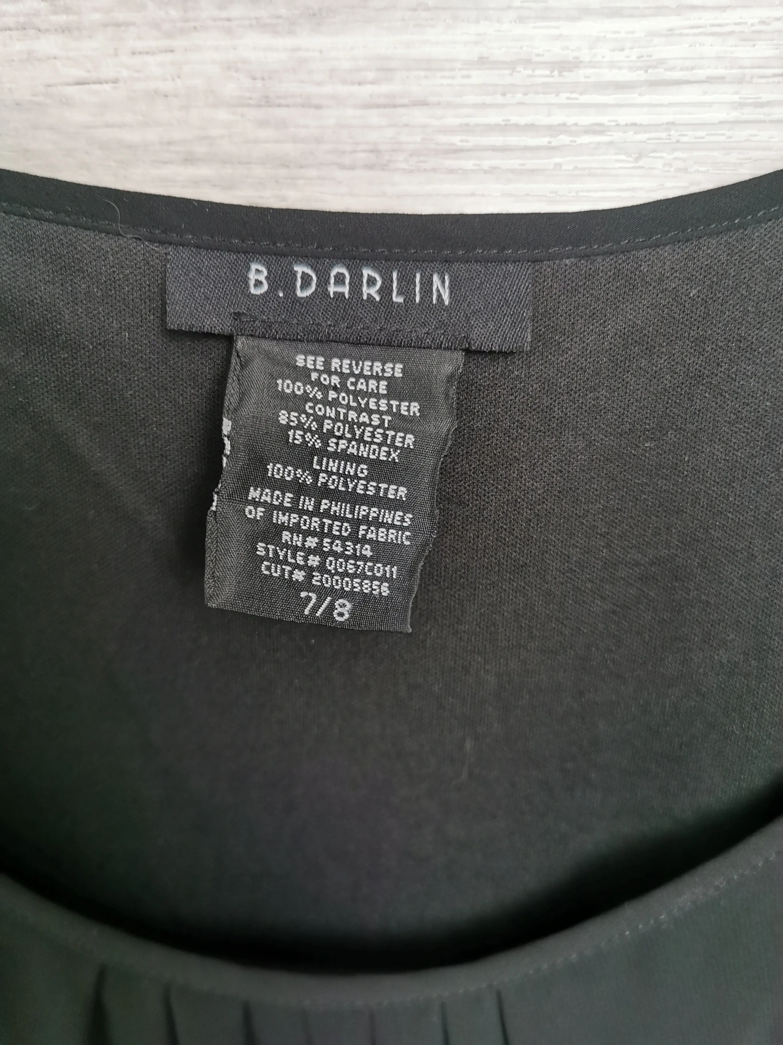 WOMENS SIZE 7/8 - B. DARLIN, Fitted & Flowy Dress EUC B56