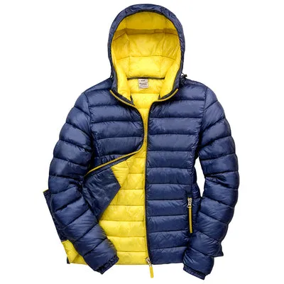 Women's snow bird hooded jacket