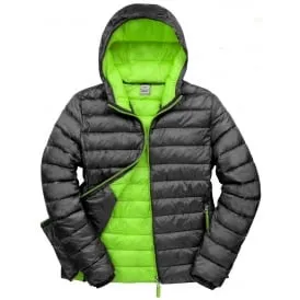 Women's snow bird hooded jacket