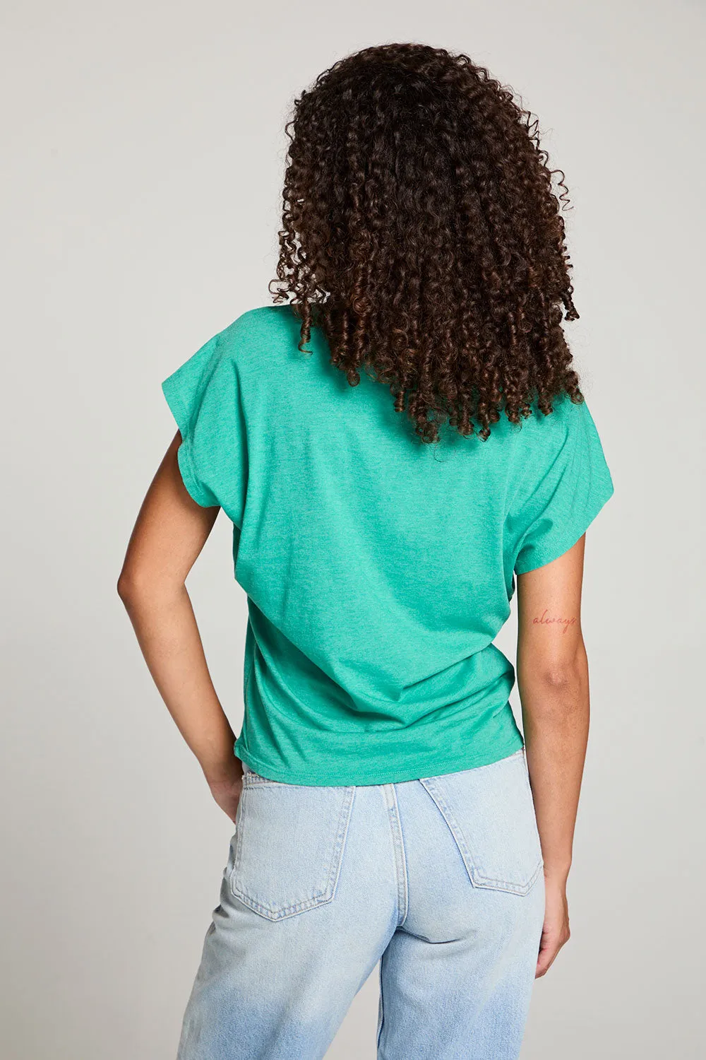 Wylie Clover Green Tee