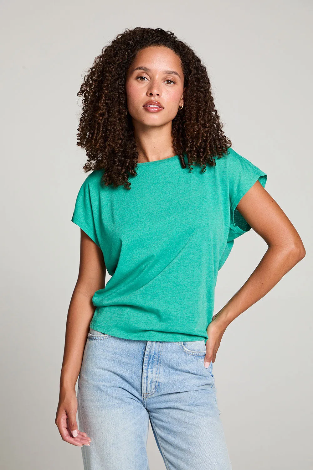 Wylie Clover Green Tee